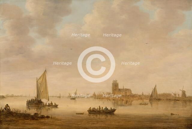 View of Dordrecht from the Dordtse Kil, 1644. Creator: Jan van Goyen.