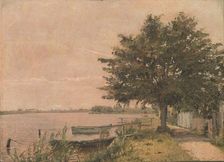View of Dosseringen towards Norrebro, 1841-1845. Creator: Christen Købke