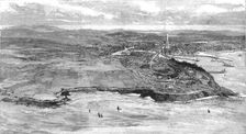'View of Douglas, Isle of Man, showing the new Marine Drive 1890. Creator: Unknown