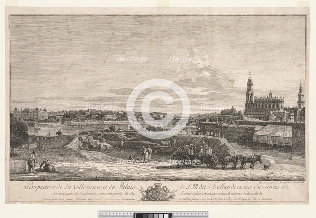 View of Dresden, 1748. Creator: Bernardo Bellotto (Italian, 1721-1780).