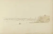 View of Dresden and the Elbe, 1820-1896. Creator: Kasparus Karsen