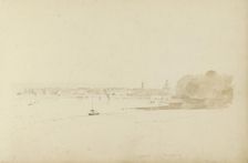 View of Dresden and the Elbe, 1820-1896. Creator: Kasparus Karsen