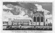 View of Eaton-College, in Buckinghamshire c1779