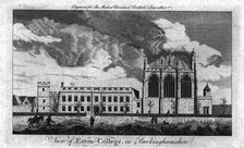 View of Eaton-College, in Buckinghamshire c1779