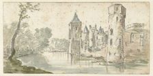 View of Egmond Castle, 1606-1656. Creator: Jan van Goyen