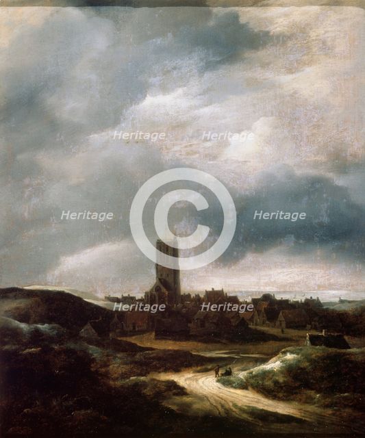 'View of Egmond-an-Zee', c1655. Artist: Jacob van Ruisdael
