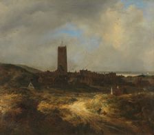 View of Egmond aan Zee, c.1648. Creator: Jacob van Ruisdael