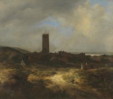 View of Egmond aan Zee, c.1648. Creator: Jacob van Ruisdael