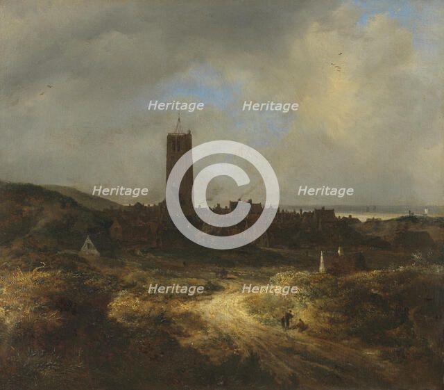 View of Egmond aan Zee,  c.1648. Creator: Jacob van Ruisdael.