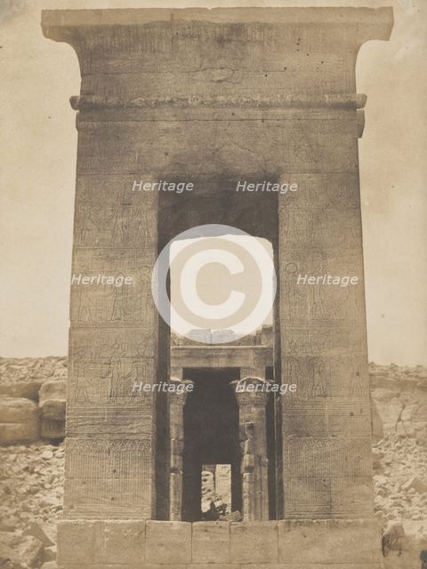 [View of Egypt], 1849-51. Creator: Maxime du Camp.