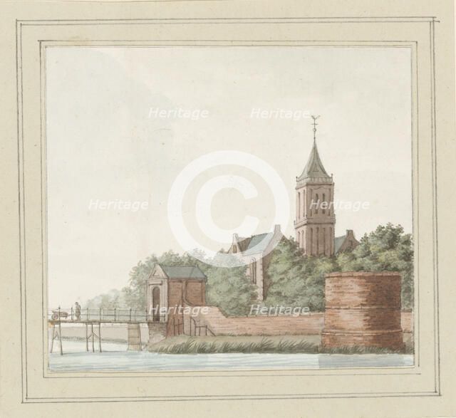 View of Edam, c. 1757. Creator: Anon.