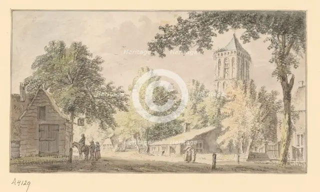 View of Eemnes-Binnen, 1706-1759. Creator: Jacob van Liender.