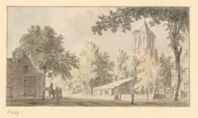 View of Eemnes-Binnen, 1706-1759. Creator: Jacob van Liender