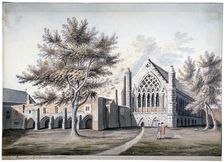 View of Ely House in Ely Place, Holborn, London, 1775. Artist: RB Godfrey