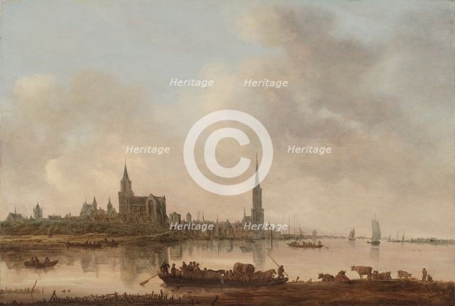 View of Emmerich, 1645. Creator: Jan van Goyen (Dutch, 1596-1656).