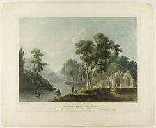 View of Erbistock Church, published 1794. Creator: Francis Jukes