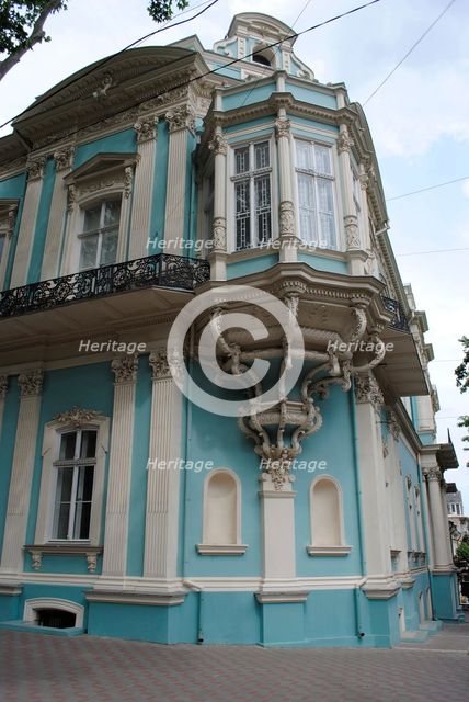 View of façade, Odessa Museum of Western and Eastern Art, Odessa, Ukraine, 2011.  Creator: LTL.