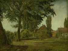View of Falkonerallé outside Copenhagen, 1845-1847. Creator: Christen Kobke