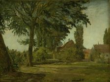 View of Falkonerallé outside Copenhagen, 1845-1847. Creator: Christen Kobke