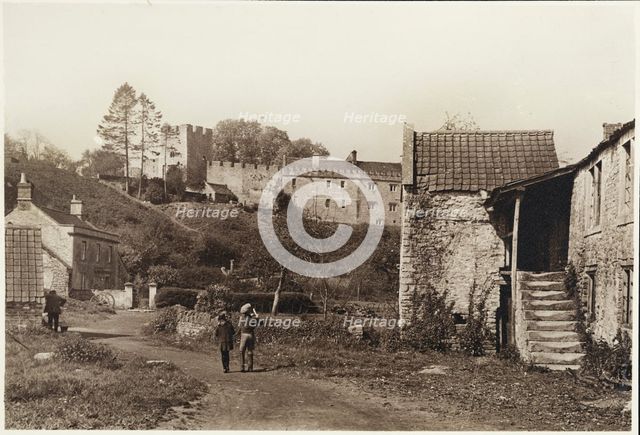 View of Farleigh Hungerford Castle from the east, Norton St Philip, Mendip, Somerset, 1920-1950. Creator: Unknown.