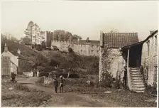 View of Farleigh Hungerford Castle from the east, Norton St Philip, Mendip, Somerset, 1920-1950. Creator: Unknown