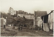 View of Farleigh Hungerford Castle from the east, Norton St Philip, Mendip, Somerset, 1920-1950. Creator: Unknown