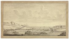 View of Farm Land Near the Sea, c.1770. Creators: Unknown, M. Venner