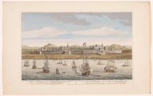View of Fort Saint George at Madras, 1754. Creator: Unknown