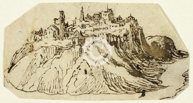 View of Fortified Hill Town, n.d. Creator: Unknown.