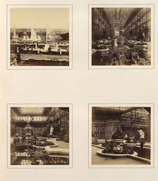 [View of Fountains; Nave Looking North; Screen of the Kings and Queens of England], ca. 1859. Creator: Attributed to Philip Henry Delamotte