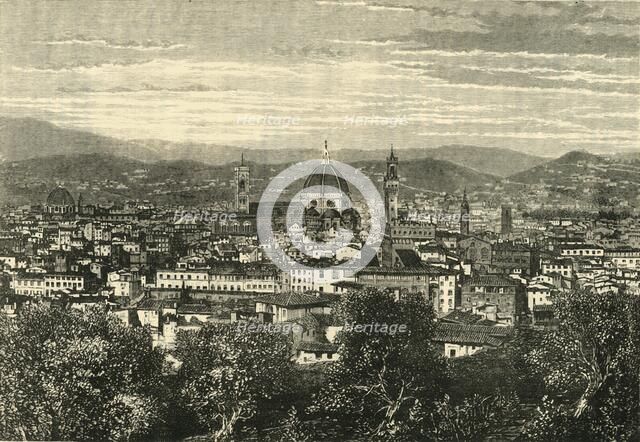 'View of Florence from the Belvedere', 1890.   Creator: Unknown.