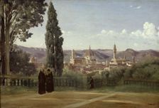 View of Florence from the Boboli Gardens, ca 1835-1840