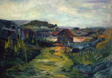 View of Flekkero, 1919. Creator: Halfdan Strom