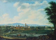 View of Frankfurt Overlooking Sachsenhausen, after 1751-before 1765. Creator: German Master