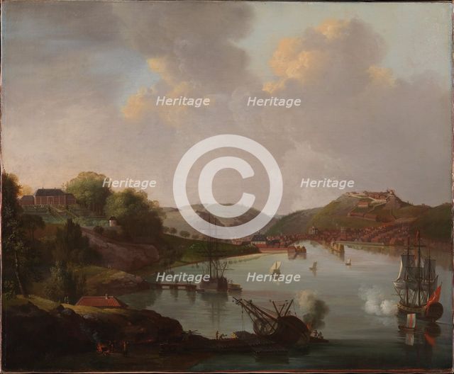 View of Frederikshald, Norway, 1790-1799. Creator: Christian August Lorentzen.