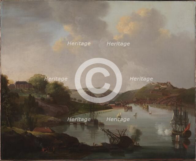 View of Frederikshald, Norway, 1790-1799. Creator: Christian August Lorentzen.