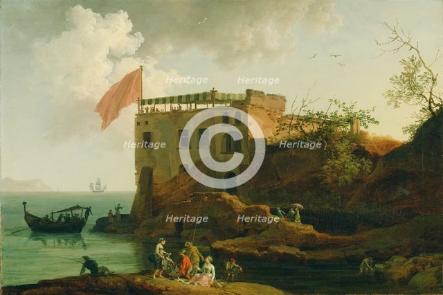 View of Gaiola, about 1770-1790. Creator: Pierre-Jacques Volaire.