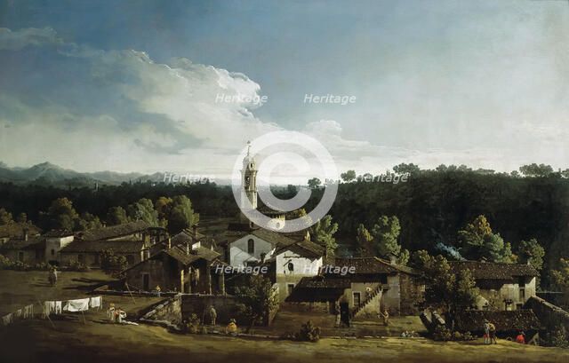 View of Gazzada, 1744. Creator: Bellotto, Bernardo (1720-1780).