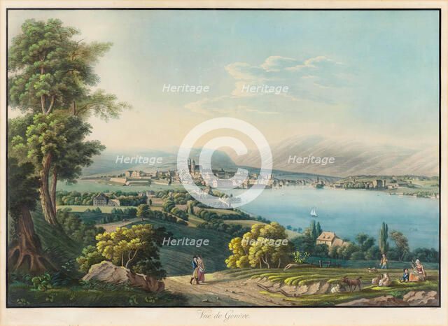 View of Geneva. Creator: Faizan, Alexandre (1791-1871).