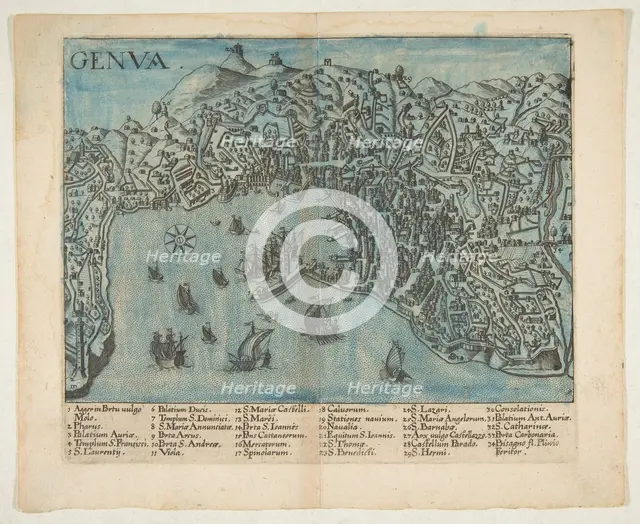 View of Genoa, 1604. Creator: Unknown.