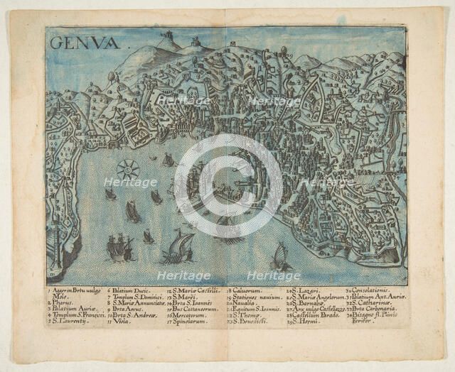 View of Genoa, 1604. Creator: Unknown.