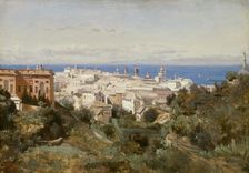 View of Genoa, 1834. Creator: Jean-Baptiste-Camille Corot