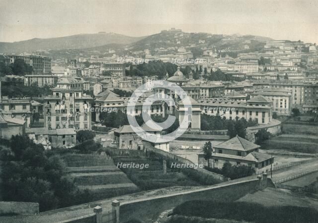 View of Genoa, Italy, 1927. Artist: Eugen Poppel.