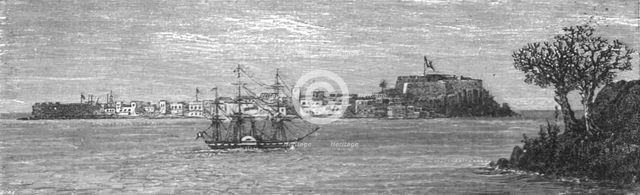 'View of Goree; Journey from the Senegal to the Niger', 1875. Creator: Unknown.