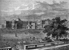 View of Government House, Calcutta c1891. Creator: James Grant
