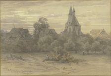View of Gladenbach in Upper Hesse, c1840-1890s. Creator: Philipp Rumpf