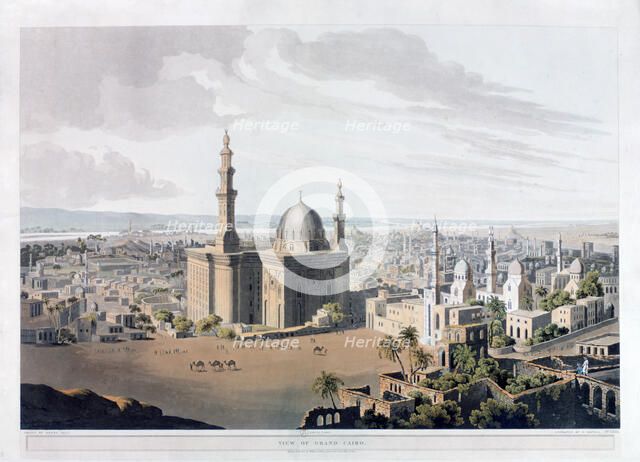 'View of Grand Cairo', Egypt, 1809.  Artist: Daniel Havell
