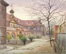 View of Grey Coat Hospital, Greycoat Place, Westminster, London, 1886. Artist: John Crowther