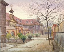View of Grey Coat Hospital, Greycoat Place, Westminster, London, 1886. Artist: John Crowther