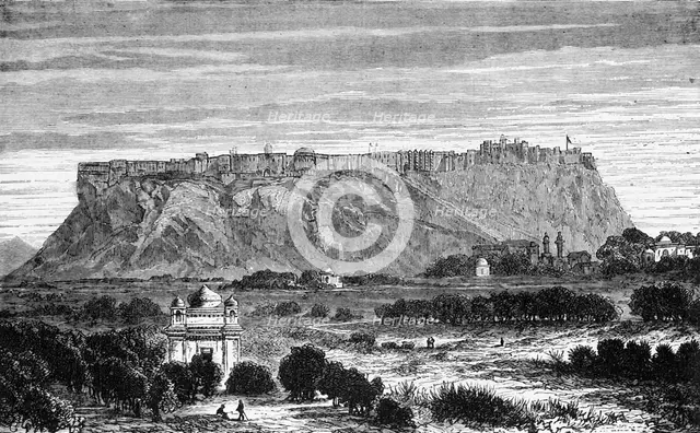 'View of Gwalior', c1891. Creator: James Grant.